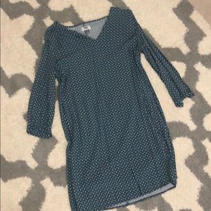 Old navy dress floral 3/4 sleeves